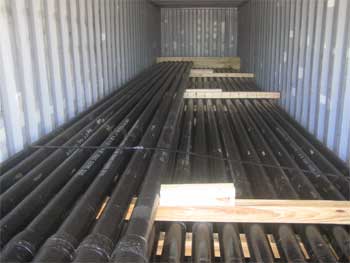 Containers Loaded w/ Pipe